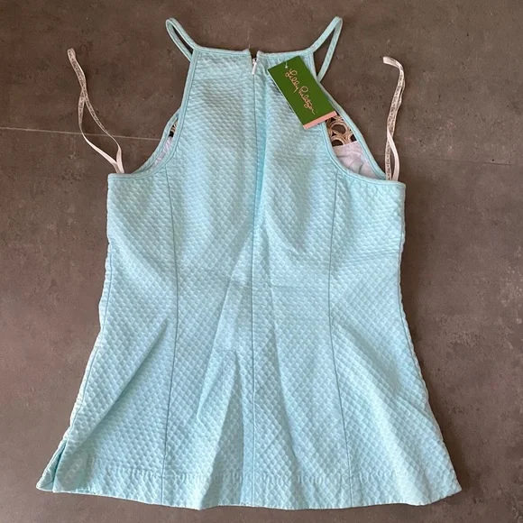 Lilly Pulitzer Larina Top in Pool Blue - Picture 8 of 8